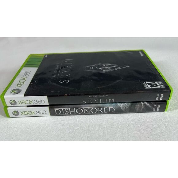 XBOX 360 DisHonored and The Gider Scrools V Microsoft Bethesda - Picture 3 of 5
